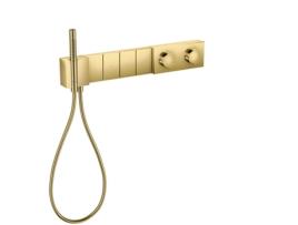 HANSGROHE Axor Edge Módulo Termostático Select 610/100 Encastrável para 4 Consumidores Corte Diamantado Cor: Óptica de Ouro Polido