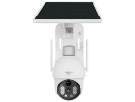 XIAOVV P15S 3 Mp Full Hd 4G/Lte Visão Nocturna Painel Solar Branco Câmara Segurança para Exterior