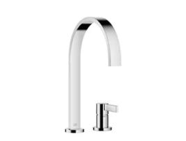 Torneira de Cozinha de Dois Furos DORNBRACHT Mem com Rosetas Simples Projeção 241 Mm 32815682 Cor: Platina Escovada