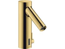 misturador electrónico de lavatório hansgrohe com regulação de temperatura com ligação à rede