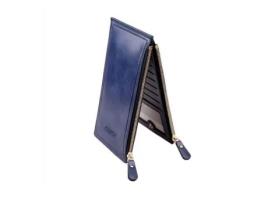 Porta-Moedas Fólio, Porta-Cartões, Ultrafina Unissexo CUIKCA Azul (NÇA.cm)