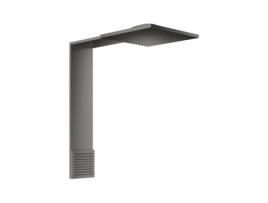 HANSGROHE Axor Chuveiromódulo de Duche de Composição 250/250 2 Jactos com Chuveiro de Ombro Projeção 488Mm 12594 Cor: Cromo Preto Polido