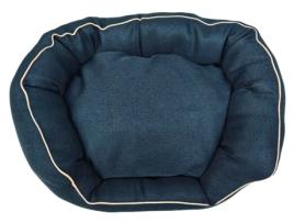 Cama Oval 65X45Cm M Premium Ocean Blue PETWAU