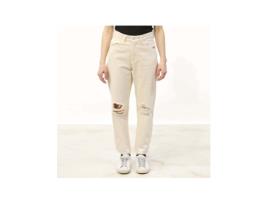 Jeans de Mulher AMISH Algodão Bege (29)