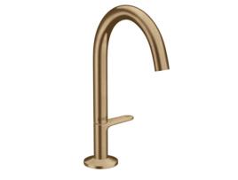HANSGROHE Axor One Misturador de Lavatório Select 170 com Desperdícios Push-Open Projecção de 140 Mm 48020 Cor: Bronze Polido