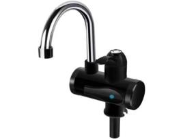 Aquecedor de Água Elétrico Aquecedor de Água Instantâneo para Cozinha Aquecedor de Torneira de Água Fria CHRUI Preto