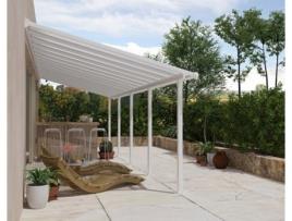 Pérgola CANOPIA Olympia Cobertura para Terraço de Aluminio 3X9.2 m Branco