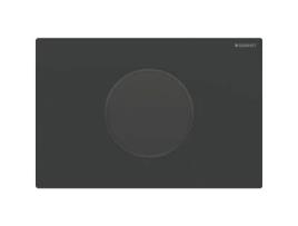 Comando de Wc GEBERIT com Acionamento Elétrico Da Descarga Sem Contacto Sigma10 Controlado Por Infravermelhos 115.907. Cor: Preto Mate