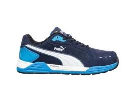 Sapatos Unissexo VETSECURITE Segurança Airtwist Blue Low Esd Hro Src Pele Azul (43)