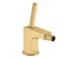 HANSGROHE AXOR Citterio Misturadora monocomando para bidé, descarga automática, Cor: Óptica de ouro escovado