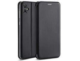 Capa para Samsung Galaxy A04 BELINE Pele Sintética Magnética Preto