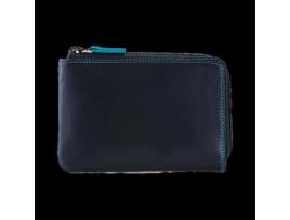 Carteira Fólio Unissexo MYWALIT Zip Around Preto (X 8 cm)