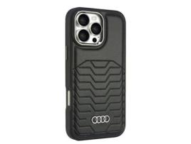 Capa para iPhone 16 Pro Max AUDI Rígida Preto