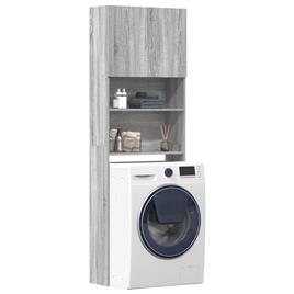 vidaXL Armário máquina lavar roupa derivados madeira cinzento sonoma