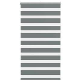 vidaXL Cortina de zebra 75x100 cm largura do tecido 70,9 cm poliéster