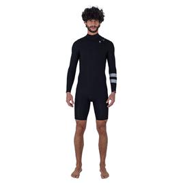 Hurley Fato De Neoprene De Manga Comprida Com Fecho De Correr à Frente Air