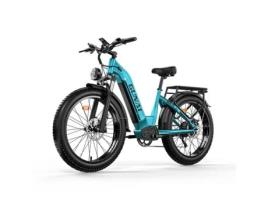 Bicicleta Elétrica Todo-O-Terreno com Pneu Gordo com Bateria Removível 48V 21Ah GUNAI-V de 7 Velocidades GUNAI 1000W 26''