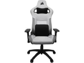 Cadeira Gaming CORSAIR T3 Rush (Cinzento/Prateado)