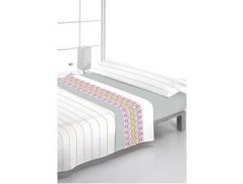 Conjunto de Lençois REIG MARTÍ Doha (Cinzento - Algodão, Poliéster - 135 cm)