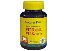 Nature's Plus Vit D3/Vit K2 90's (Yellow)