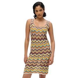 Superdry Vestido Curto Zigzag
