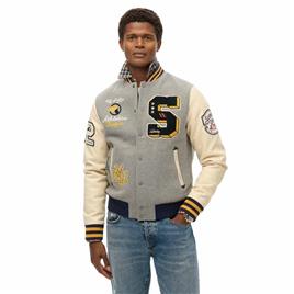 Superdry Jaqueta Bomber College Patched