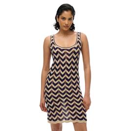 Superdry Vestido Curto Zigzag