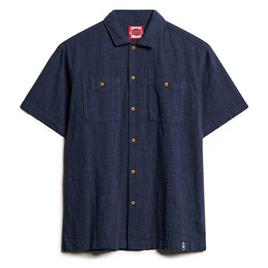 Superdry Camisa De Manga Curta Merchant Textured