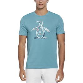 Original Penguin Camiseta De Manga Curta Hd Floral Pete Graphic