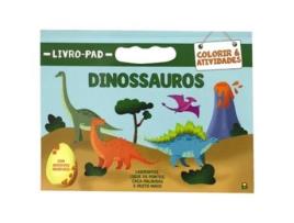 Livro -Pad Colorir E Atividades Dinossauros de Todolivro (Português)