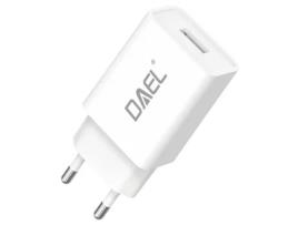 Carregador Usb Rápido DAEL Branco