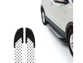 TURTLE Degrau Lateral Sapphire V1 Mercedes-Benz V-Class W447 2015 2016 2017 2018 2019 2020 2021 2022 2023 2024 Exlwb Prateado