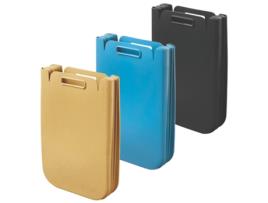 Conjunto de Caixotes Do Lixo Multiuso Dobráveis GUZZINI de 3X25L de Plástico Reciclado 45X30 Cm