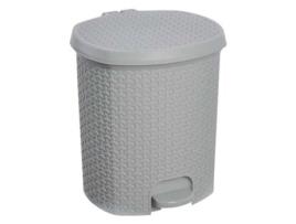 Caixote Do Lixo KEEEPER 21L com Tampa Cinza Nórdico