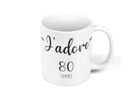 Caneca Cerâmica J'Adore 80 Somme Departement France Region Amiens FABULOUS BIJOUX