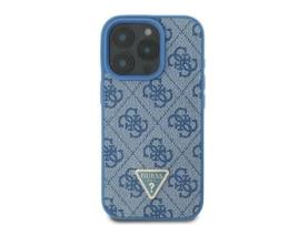 Capa Logótipo para iPhone 16 GUESS Rígida Prateado