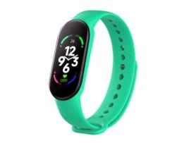 Pulseira Inteligente IWEAR Sm7 0 96'' Tft Rastreador de Fitness Ip67 com Rh e Pressão Arterial / Social / Sono Verde