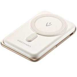 Powerbank 10000mAh Vention FHNW0/ 20W/ Sem Fio/ Branco