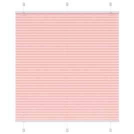 vidaXL Rosa Plissada Cega 115x150 cm Largura Tecido 114,4cm Poliéster