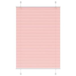 vidaXL Rosa Plissada Cega 85x150 cm Largura Tecido 84,4 cm Poliéster