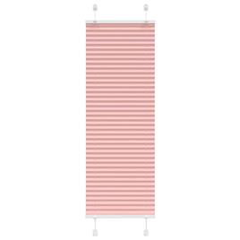 vidaXL Rosa Plissada Cega 50x100 cm Largura Tecido 49,4 cm Poliéster