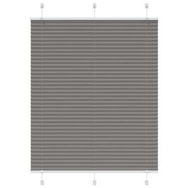 vidaXL Antracite Plissada Cega 110x150 cm Largura Tecido 109,4 cm