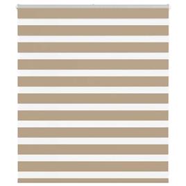 vidaXL Cortina de zebra 130x100 cm largura do tecido 125,9cm poliéster