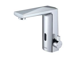 Torneira de Latão Infravermelha Automática Misturador de Bacia Cromada com Sensor Infravermelho LONHEO MAX