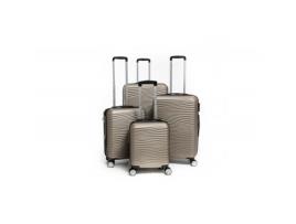 Conjunto de 4 Malas Rígidas Expansíveis 30% Volume LYS PARIS 324/4 Rose Gold