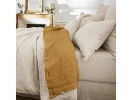 Lençol LEFFET PAPILLON Plano Soline Todos Lavado Caramelo Linho Multicor (300 cm)