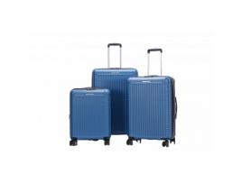 Conjunto de 3 Malas Rígidas Expansíveis 30% Volume LYS PARIS 329/3 Azul