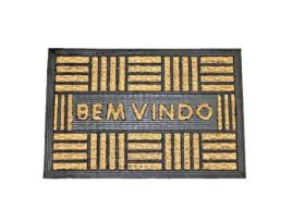 Tapete MYDEKOR Porta Aborrachado Castanho (59x39)