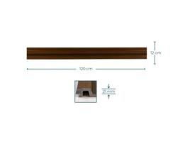 Painel Ripado Largo Castanho 120Cm X 12Cm KIAUSE