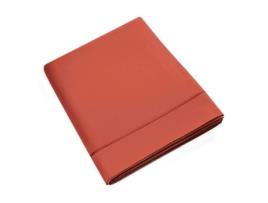 Lençol COTON PUR Plano Percal Penteado Julian Todos Pure Terracotta Algodão Multicor (300 cm)